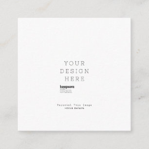 Custom Personalize Enclosure Card
