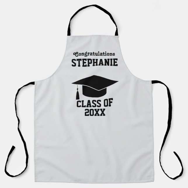 Custom Personalize Graduation Party Cookout Aprons (Front)