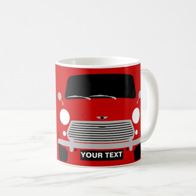 Custom personalize mini car Mug (Front Right)