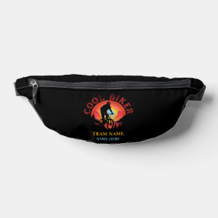 Custom Personalize Name Cool Biker Biking Team Fanny Pack
