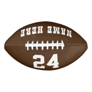 CUSTOM PERSONALIZE NUMBER NAME TYPOGRAPHY FOOTBALL