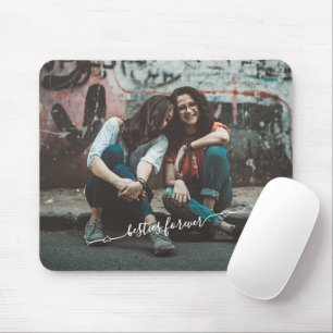 Custom Personalize Photo And Names Template Mouse Pad