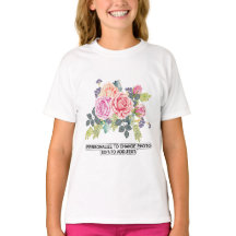 Custom Personalize Photo Artwork Text Slogan Girls