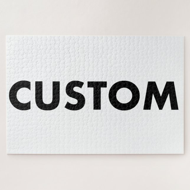 Custom Personalized 1014 Piece 20" x 30" Landscape Jigsaw Puzzle (Horizontal)