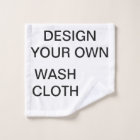 Custom Personalized 13" x 13" Wash Cloth