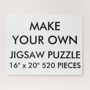 Custom Personalized 16"x20" Jigsaw Puzzle 520 Pc.