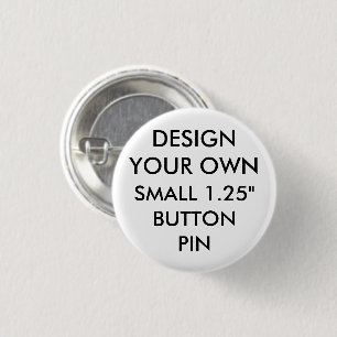 Custom Personalized 1.25"" Small Button Pin Badge
