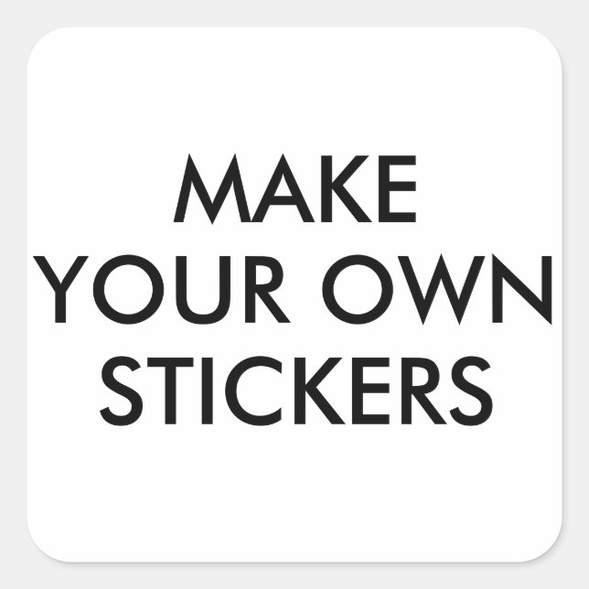 Custom Personalized 1.5" Square Stickers (Front)