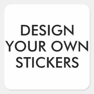 Custom Personalized 1.5" Square Stickers