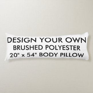 Custom Personalized 20"x54" POLYESTER Body Pillow