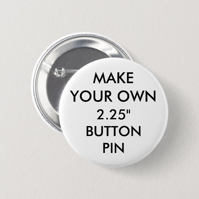 Custom Personalized 2.25" Standard Button Badge (Front & Back)
