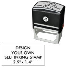 Custom Personalized 2.9" x 1.4" Self-inking Stamp