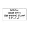 Custom Personalized 2.9" x 1.4" Self-inking Stamp