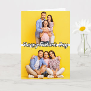 Custom Personalized 2-photos Template Father's Day