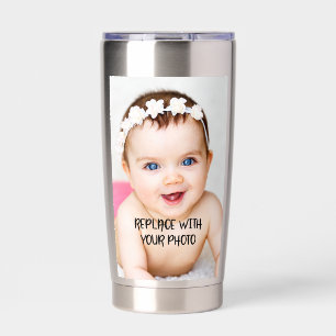 Custom  personalized (2 sided) insulated tumbler