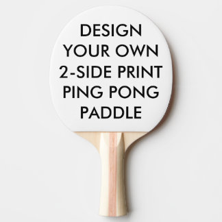 Custom Personalized 2-Sided Print Ping Pong Paddle