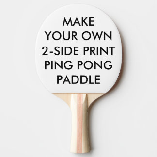 Custom Personalized 2-Sided Print Ping Pong Paddle