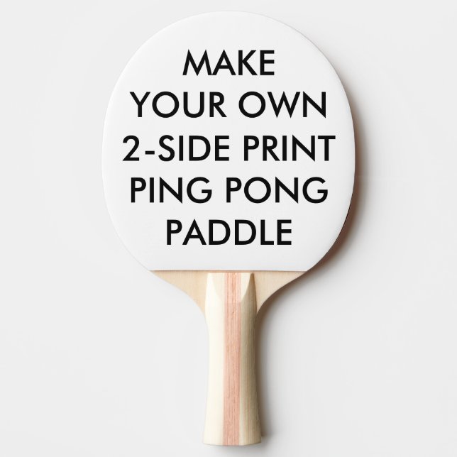 Custom Personalized 2-Sided Print Ping Pong Paddle (Front)