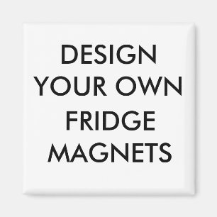 Custom Personalized 2" Square Refrigerator Magnet