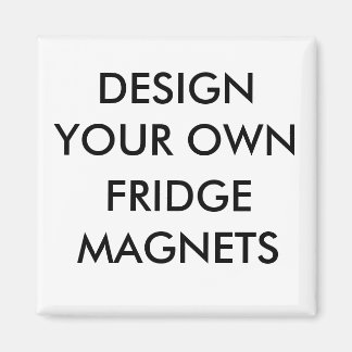 Custom Personalized 2" Square Refrigerator Magnet