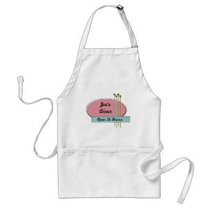 Custom Personalized 50s Retro Style Diner Aprons