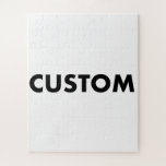 Custom Personalized 56 Piece 20" x 16" Portrait Jigsaw Puzzle<br><div class="desc">Make, design, create your own custom Jigsaw Puzzle (56 Piece) 20" x 16", portrait orientated. Kids jigsaw puzzle with larger pieces. Gift box included with custom jigsaw design printed on top. Personalized jigsaw puzzle for birthday, Christmas gifts, and for friends and family who would love a personalised jigsaw puzzle of...</div>
