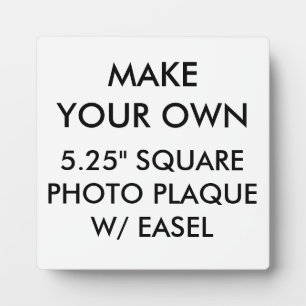 Custom Personalized 5.25" Square Photo Plaque