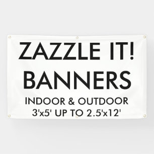 Custom Personalized 5'x3' Banner Blank Template