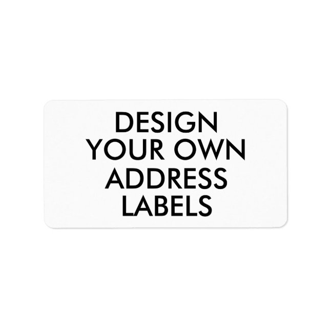 Custom Personalized 6871 Address Labels (Front)