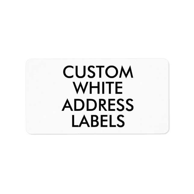 Custom Personalized 6871 Address Labels (Front)