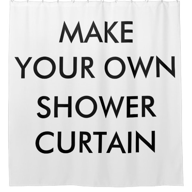 Custom Personalized 71" x 71" Poly Shower Curtain (Front)