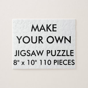 Custom Personalized 8"x10" Jigsaw Puzzle 110 Pc.
