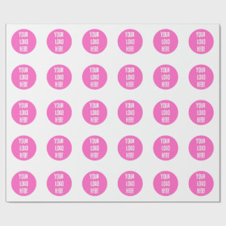 Custom Personalized Add Your Logo Here Pet Leash & Wrapping Paper