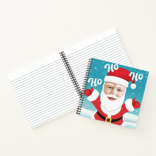 Custom Personalized Add your Own Photo Christmas Notebook
