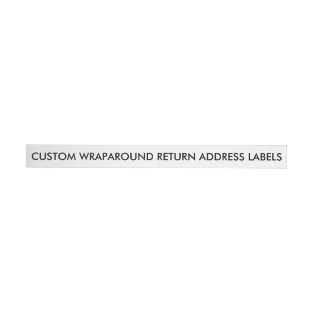 Custom Personalized Address Labels Blank Template (Individual)