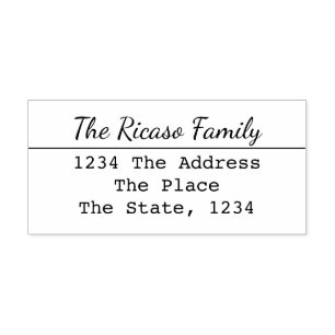 Custom Personalized Address Rubber Stamp