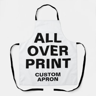 Custom Personalized All Over Print Apron