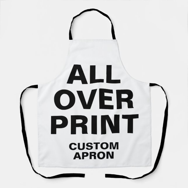 Custom Personalized All Over Print Apron (Front)