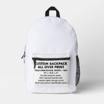 Custom personalized All Over Print Backpack