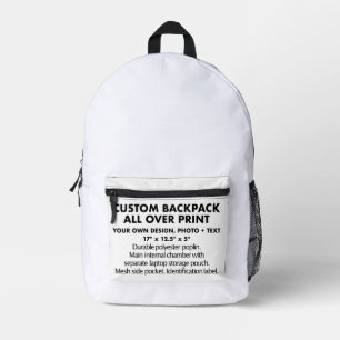 Custom personalized All Over Print Backpack