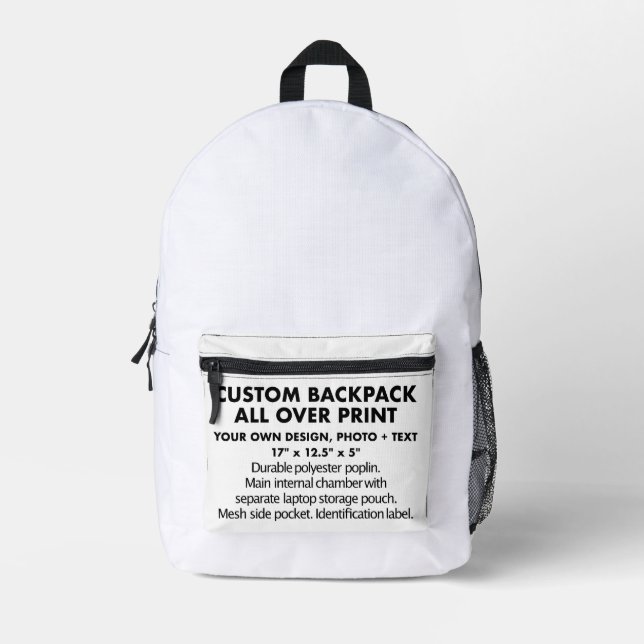 Custom personalized All Over Print Backpack (Front)