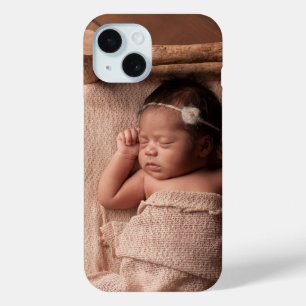 Custom Personalized Baby Photo iPhone 15 Case