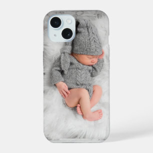 Custom Personalized Baby Photo iPhone 15 Case