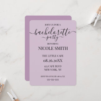 Custom Personalized Bachelorette Party Invitation