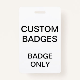 Custom Personalized BADGE Blank Template