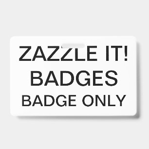 Custom Personalized BADGE Blank Template