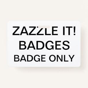 Custom Personalized BADGE Blank Template