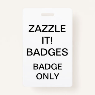 Custom Personalized BADGE Blank Template