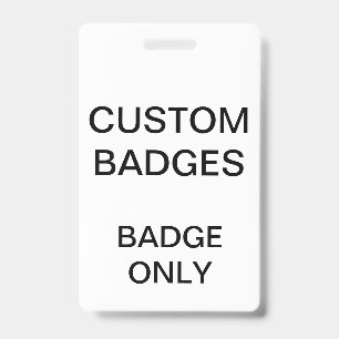 Custom Personalized BADGE Blank Template