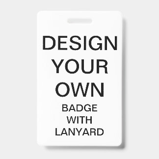 Custom Personalized BADGE WITH LANYARD